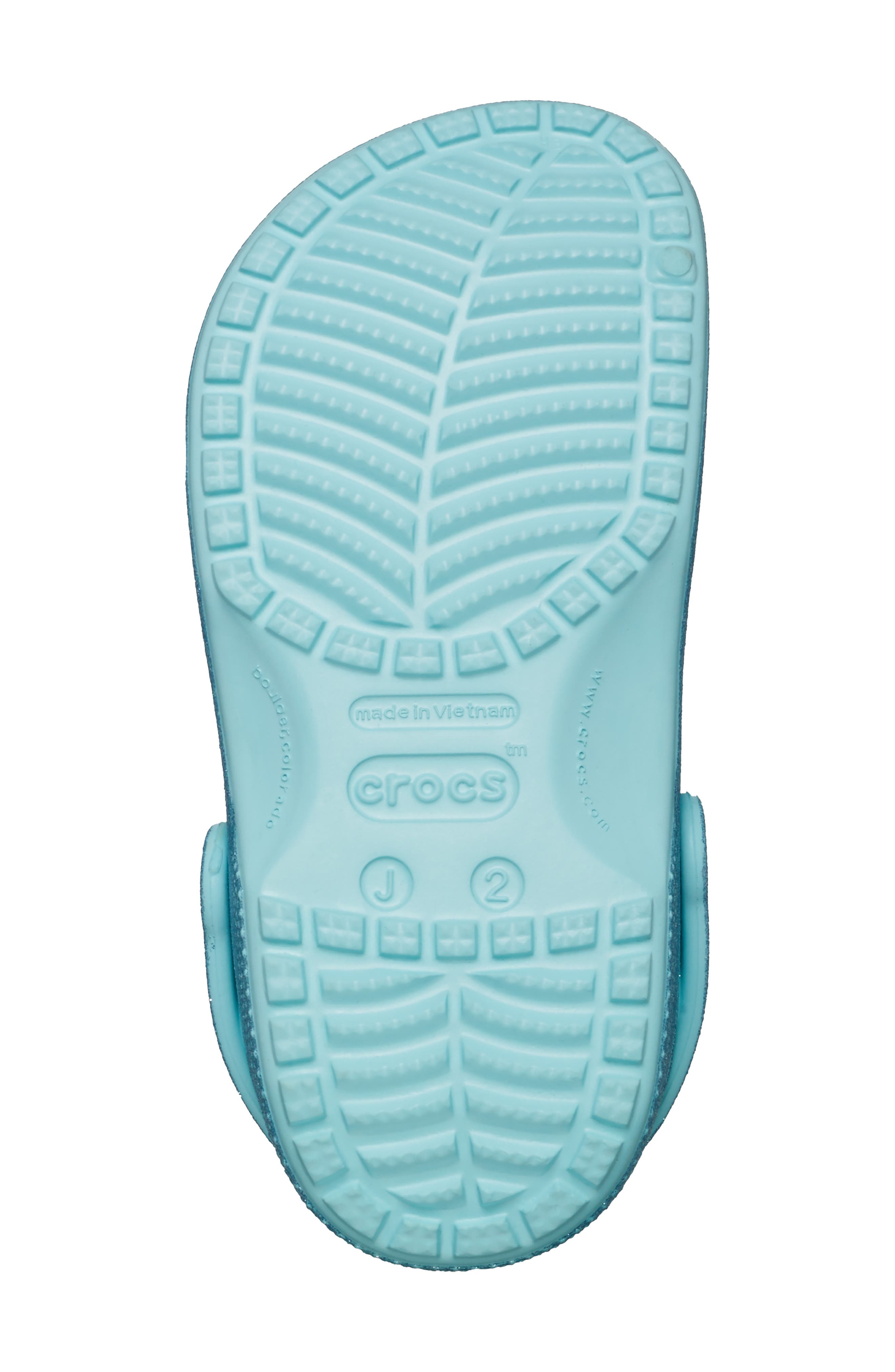 CROCS Kids' Disney<sup>™</sup> Elsa Clog, Alternate, color, Turquoise Multi