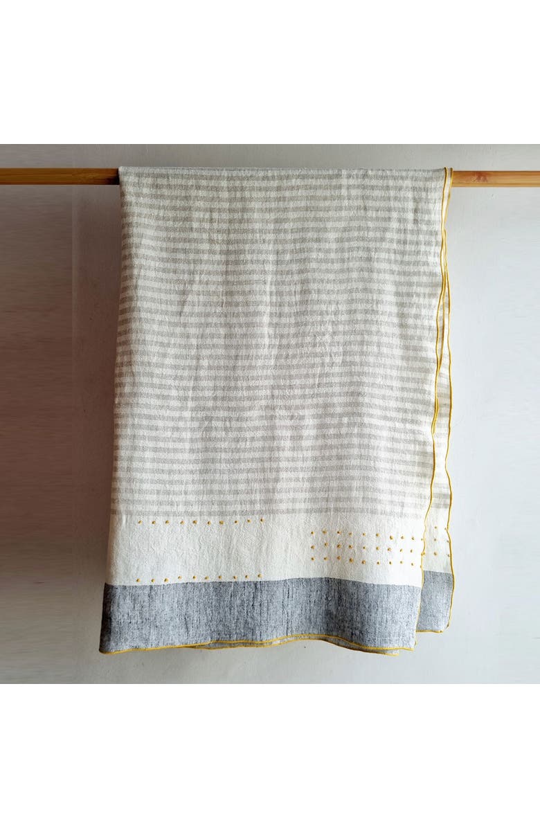 CG Hunter Ivory Throw Blanket, Main, color, Ivory
