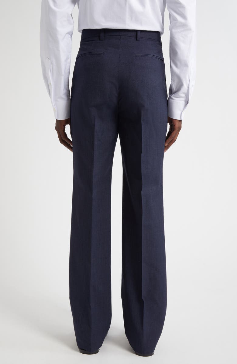 Givenchy Classic Fit Wool Trousers, Alternate, color, Dark Blue