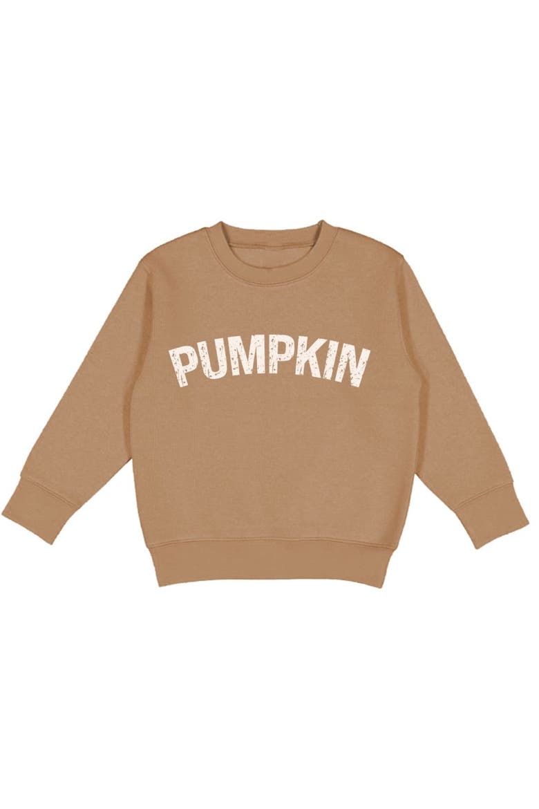 Pumpkin Sweatshirt, Main, color, Mocha