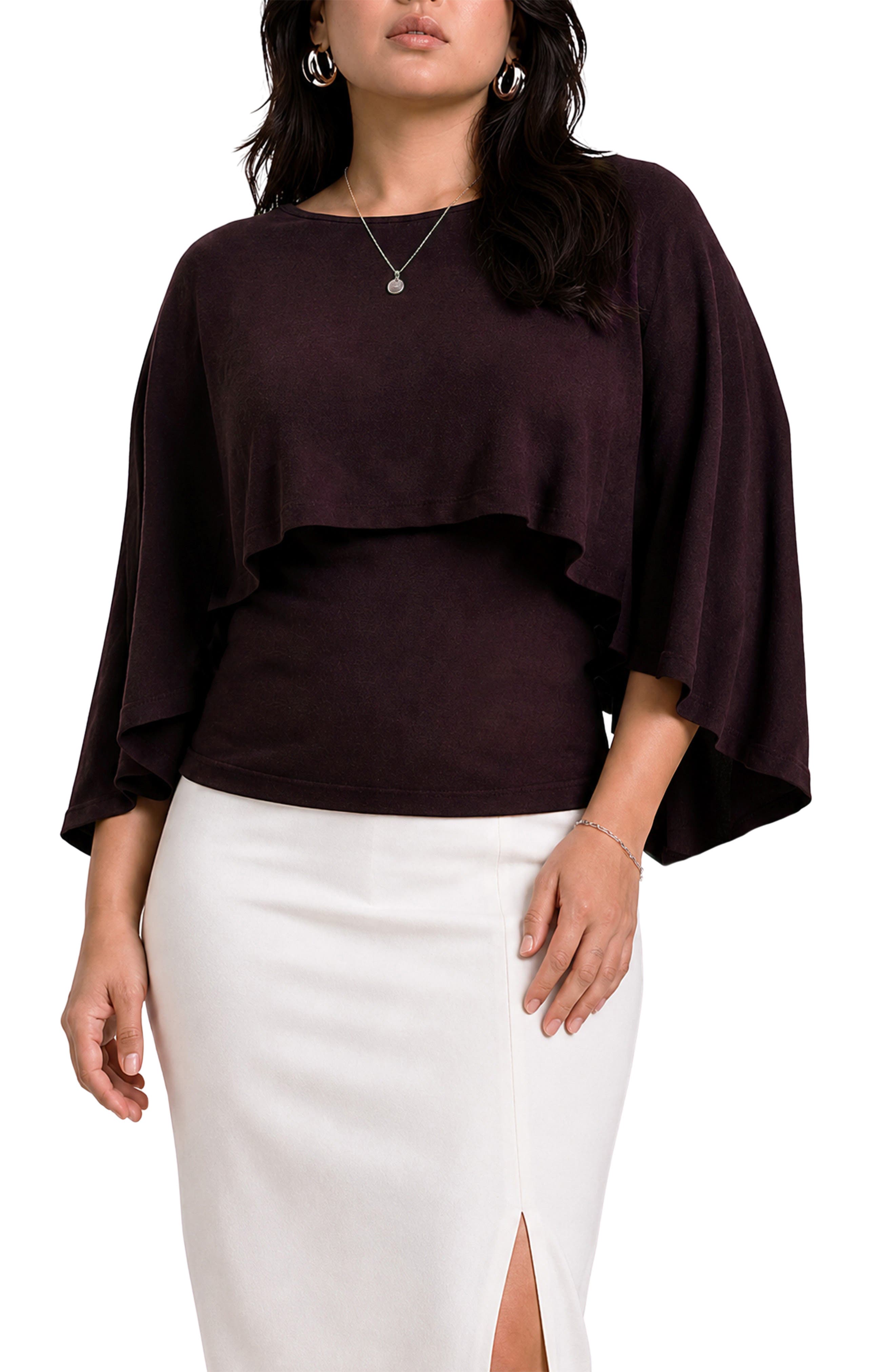 Noble Cape Dolman Top