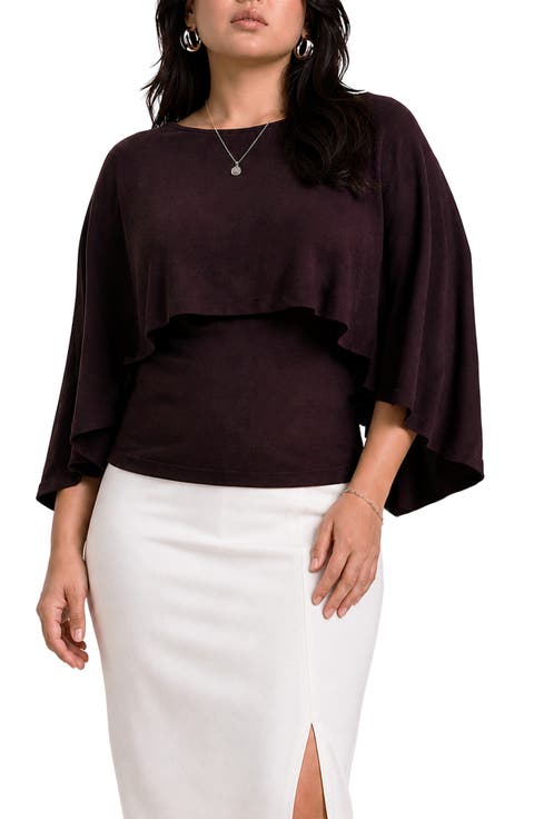 Noble Cape Dolman Top