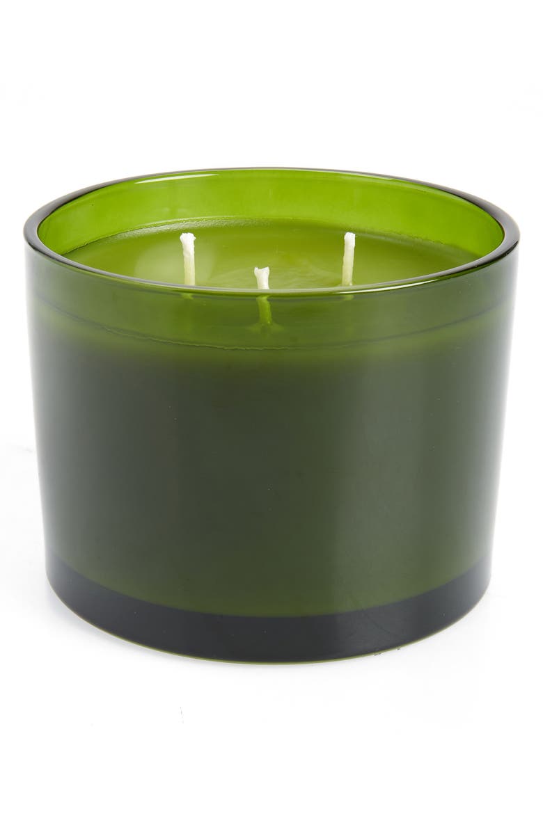 Thymes Frasier Fir Green 3-Wick Candle, Alternate, color, 