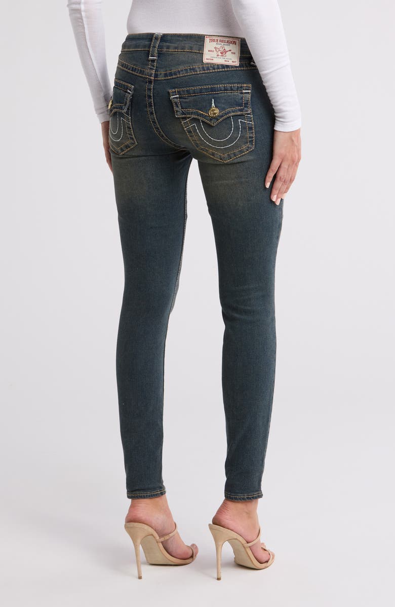 True Religion Jennie Big T Mid Rise Skinny Leg Jeans, Alternate, color, 