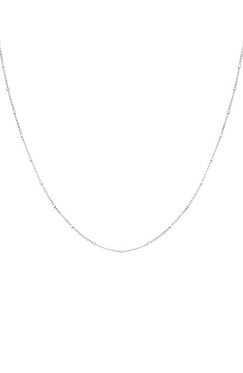 Sterling Silver 18k Gold Plated Savannah Necklace Holiday Gift Idea