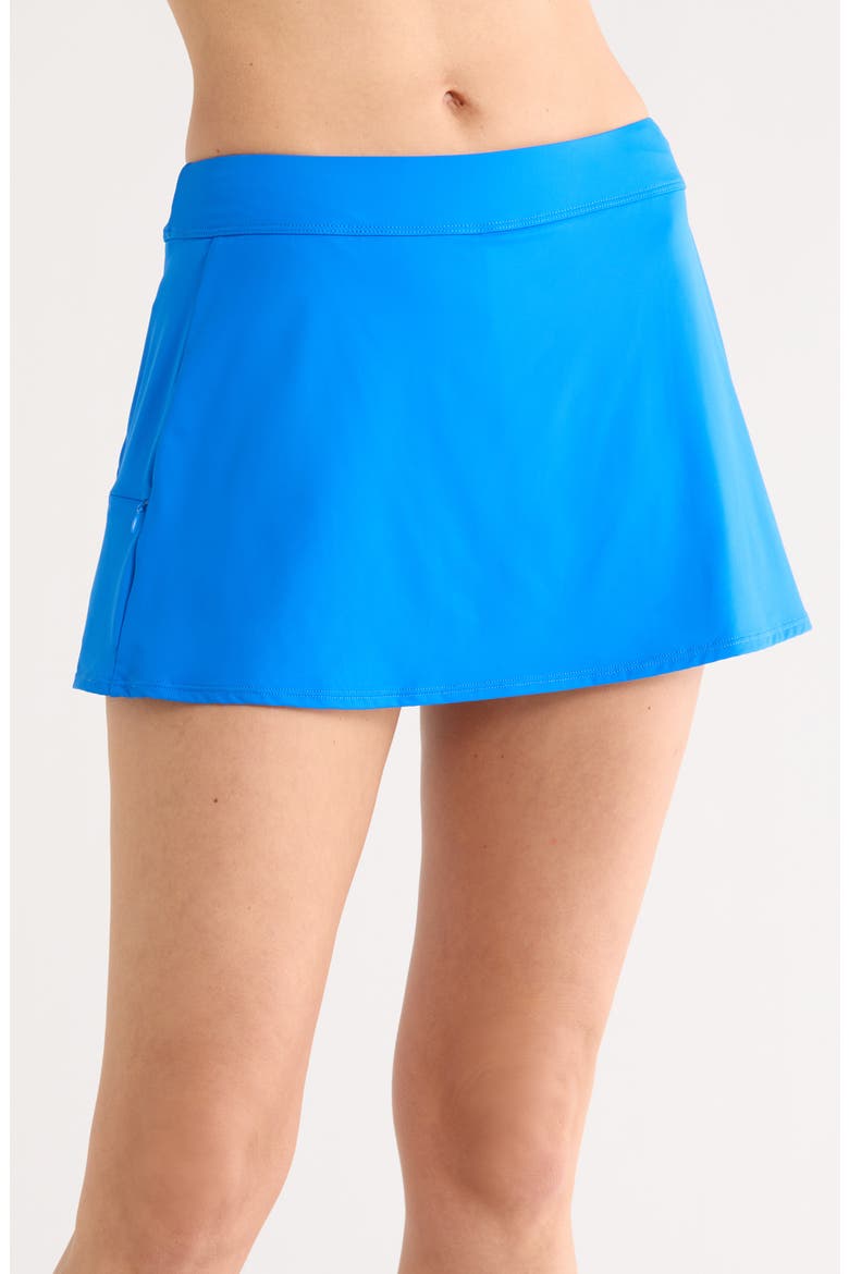 Avery Swim Skirt, Main, color, COBALT