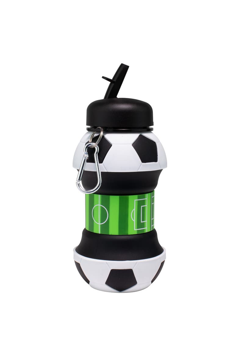 Collapsible 1 Liter Water Bottle Soccer Ball, Main, color, Multicolored