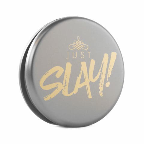 Slayssentials "Just Slay" Compact Mirror - Dual Mirrors, 2X Magnification