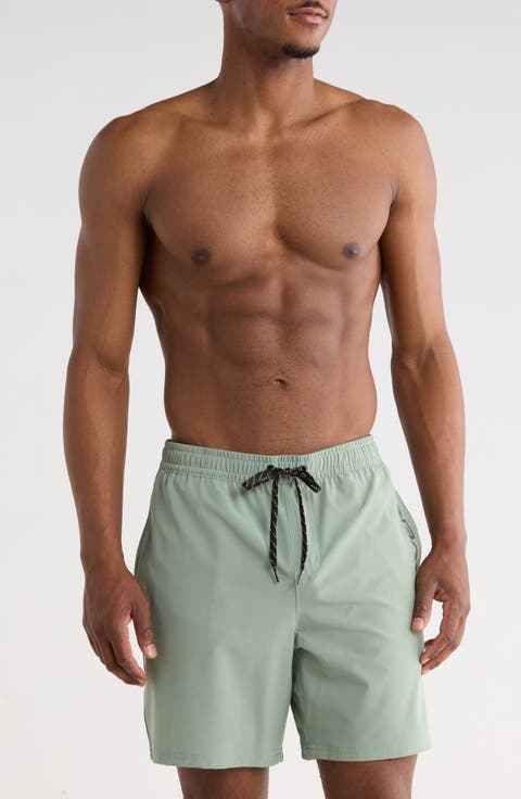 Wind Logo Volley Swim Trunks