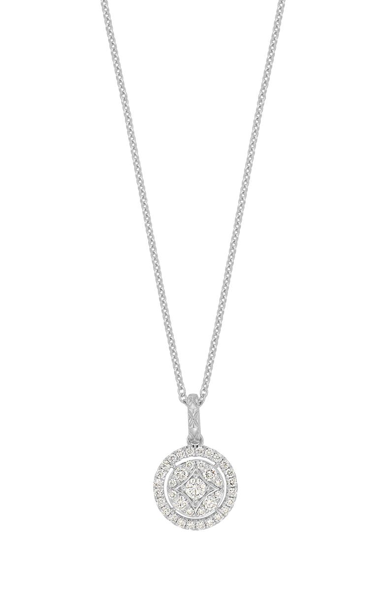 Bony Levy Mika Diamond Pendant Necklace, Main, color, 18Kw