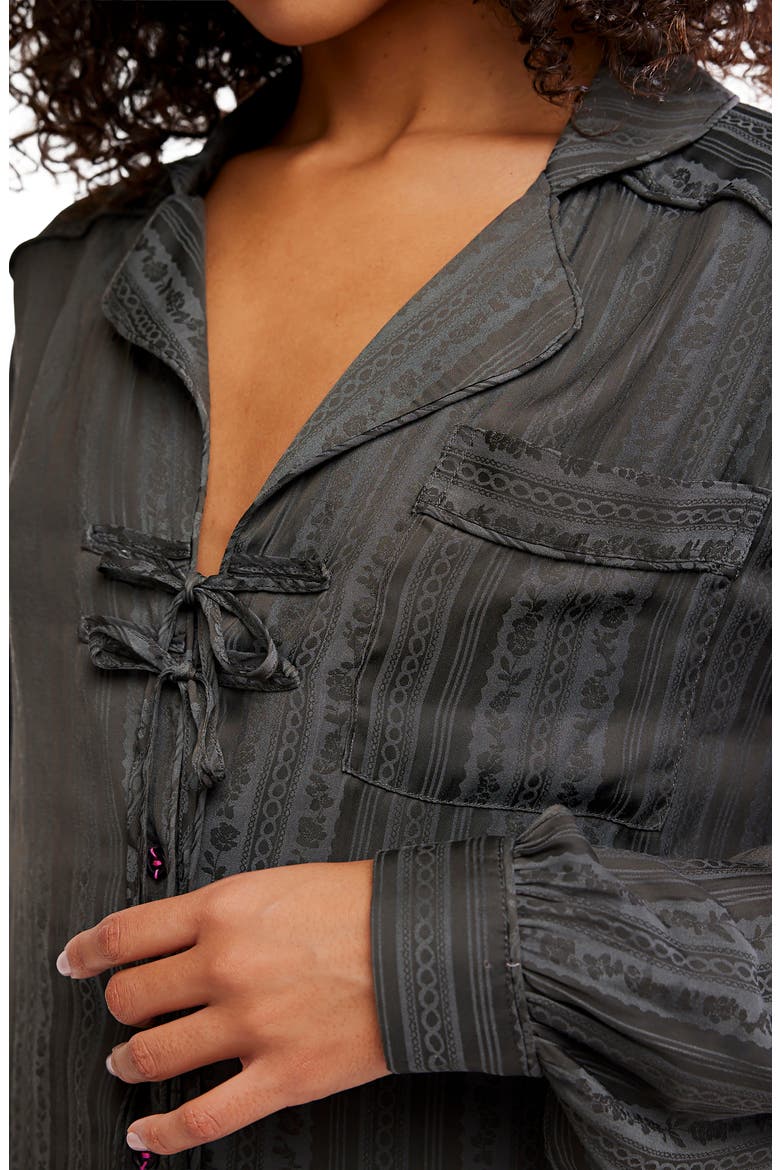 Let's Sleep in Pajamas, Alternate, color, WASHED BLACK