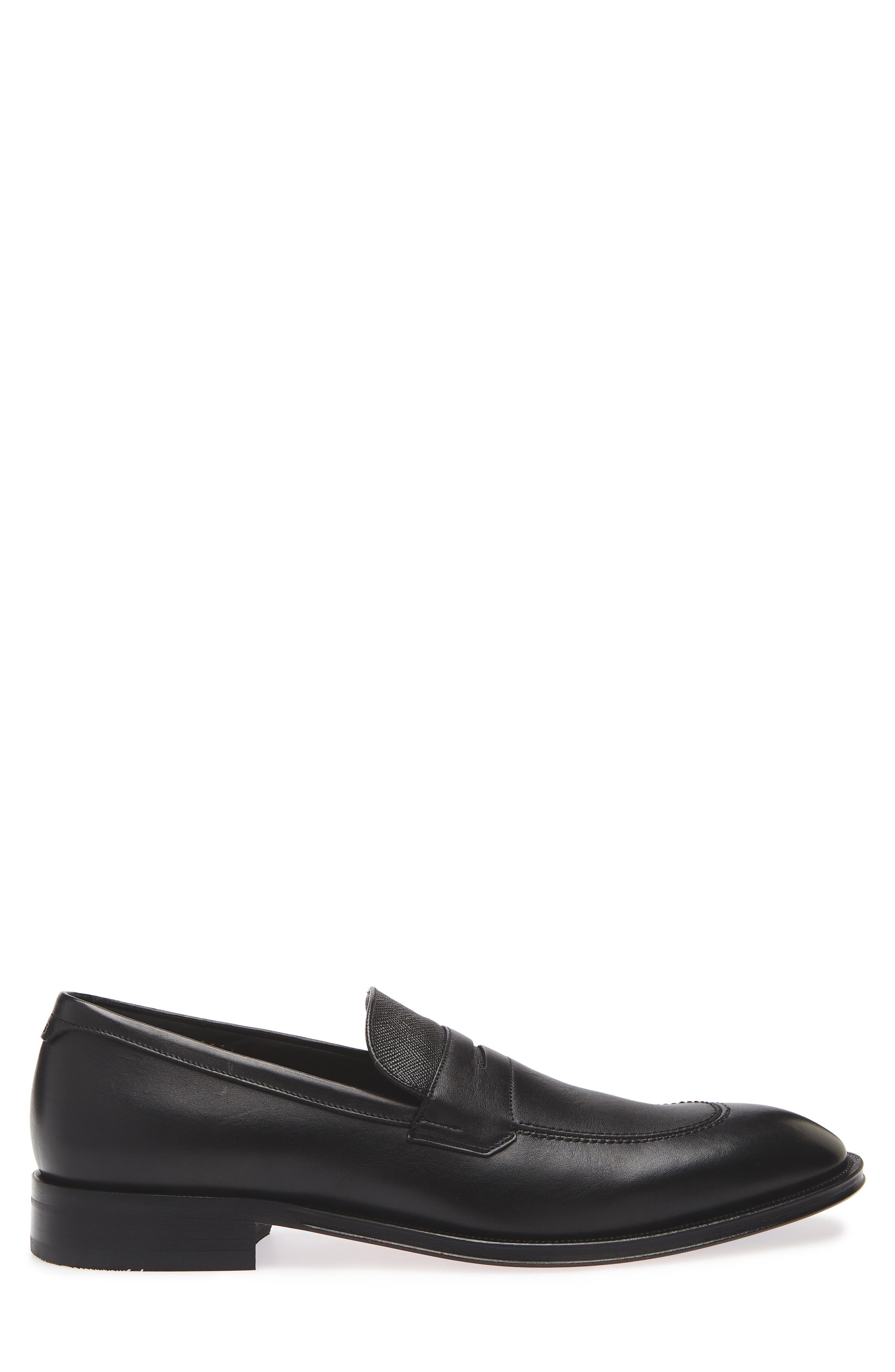 BOSS Derrek Leather Loafer, Alternate, color, 