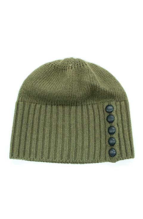 Minerva Button Beanie