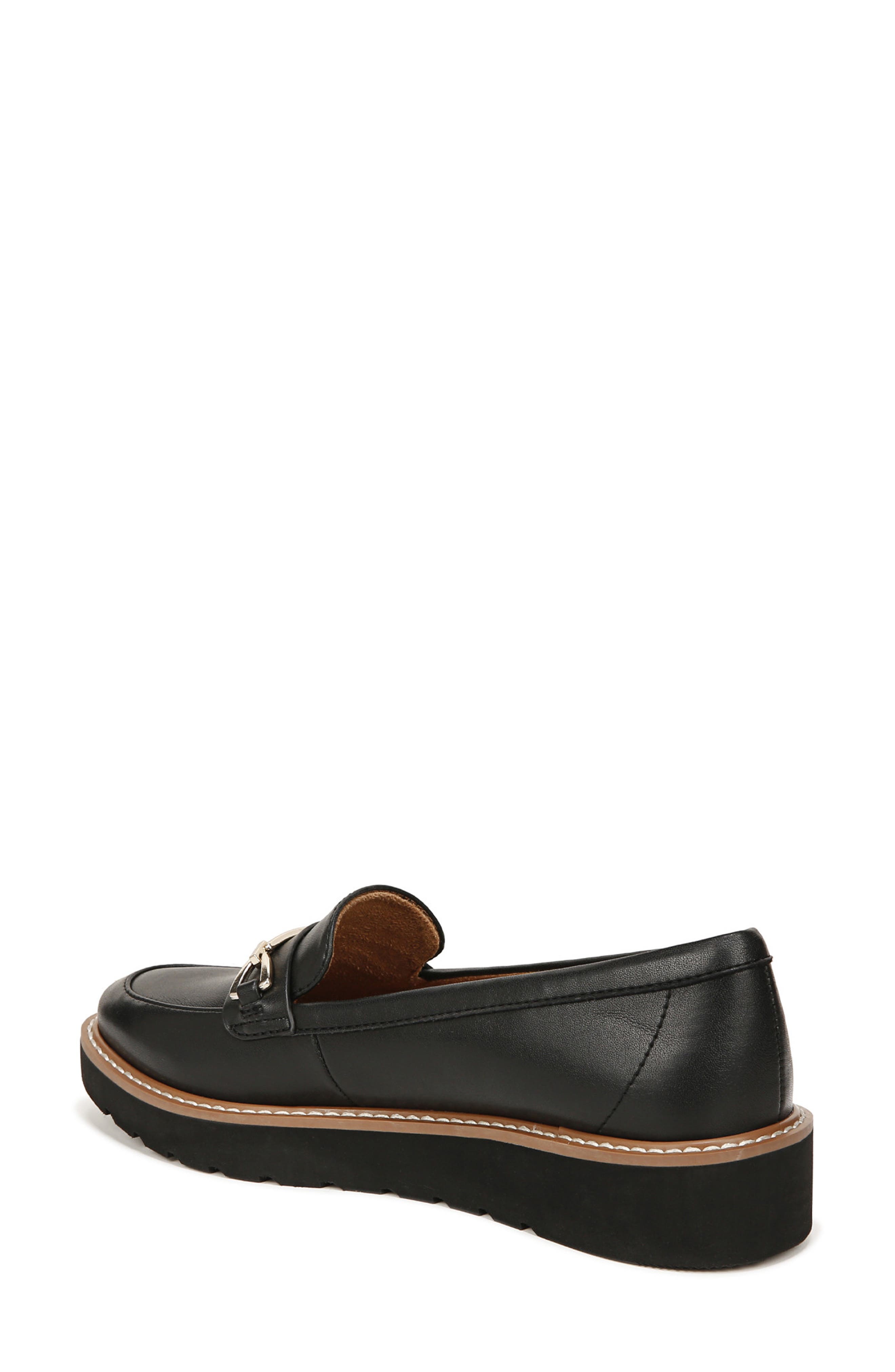 Naturalizer Elin Slip-On Loafer, Alternate, color, Black Smooth Synthetic