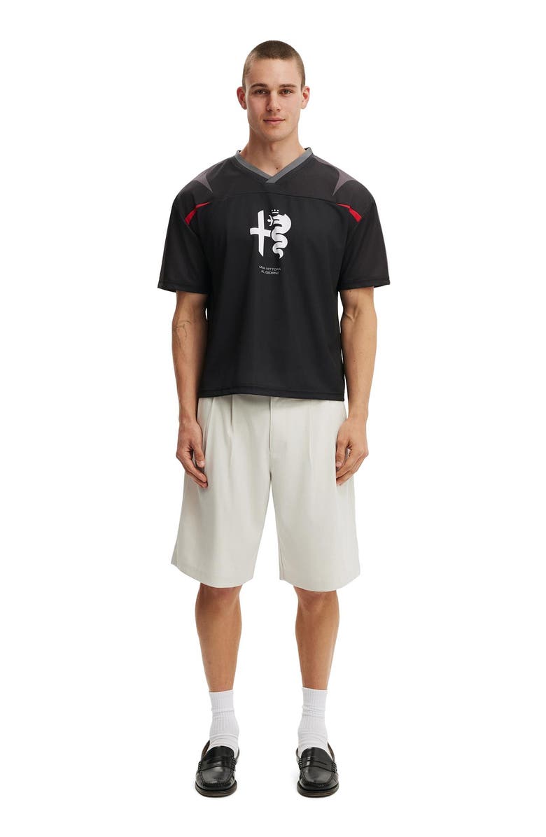 Cotton On Men's Alfa Romeo Football Jersey, Alternate, color, Lcn Alf Black  Alfa Romeo -