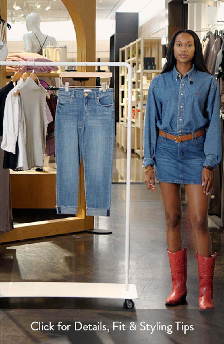 Amy Crop Straight Leg Jeans, sales video thumbnail