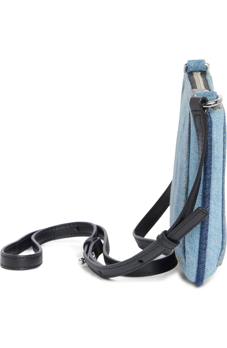 Marc Jacobs Denim Crossbody Pouch, Alternate, color, Denim