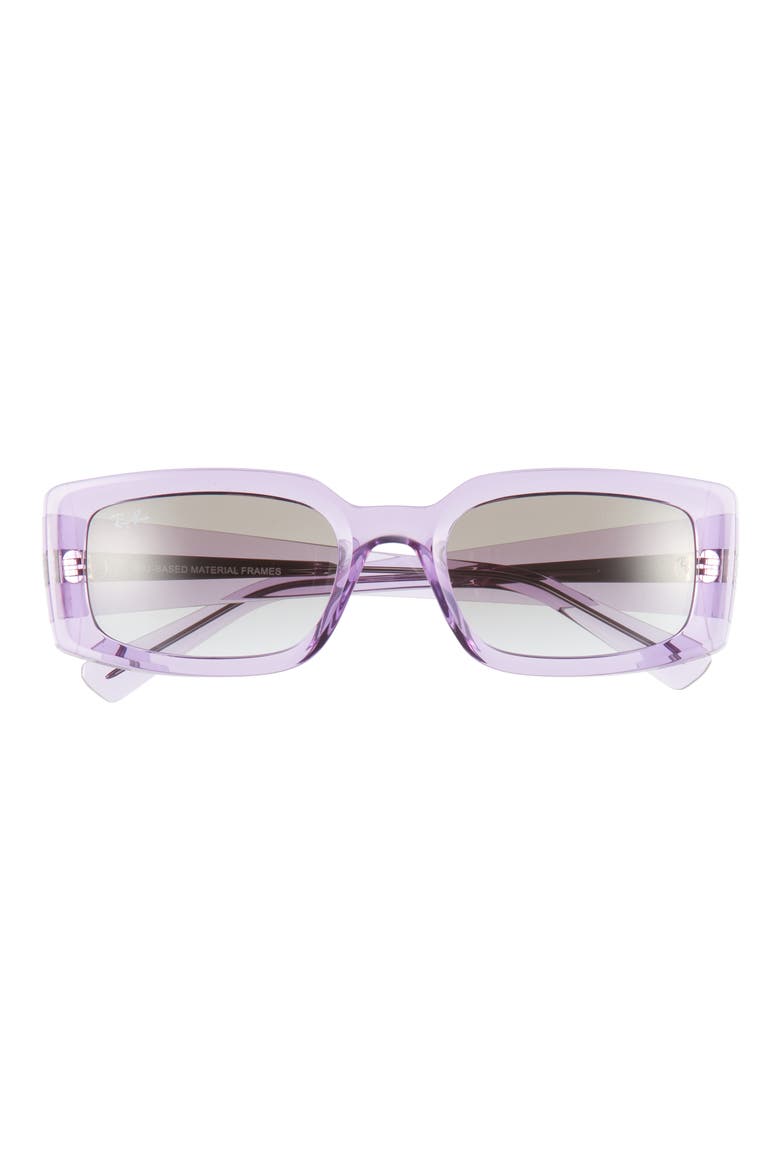 Kiliane 54mm Gradient Pillow Sunglasses, Main, color, TRANSPARENT VIOLET
