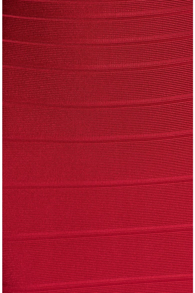 Bandage Mermaid Gown, Alternate, color, ROUGE
