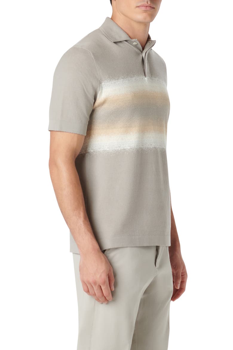 Cotton & Silk Polo, Alternate, color, WILLOW