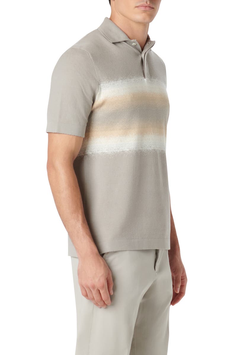 Bugatchi Cotton & Silk Polo, Alternate, color, Willow
