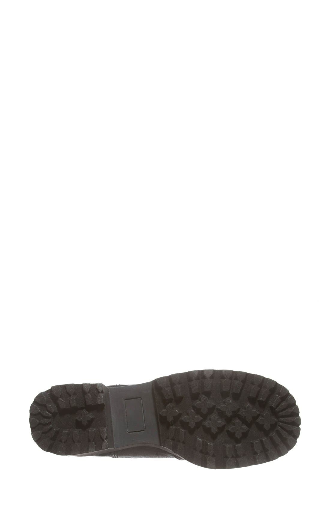 'Eber' Chelsea Boot, Alternate, color, BLACK FAUX LEATHER