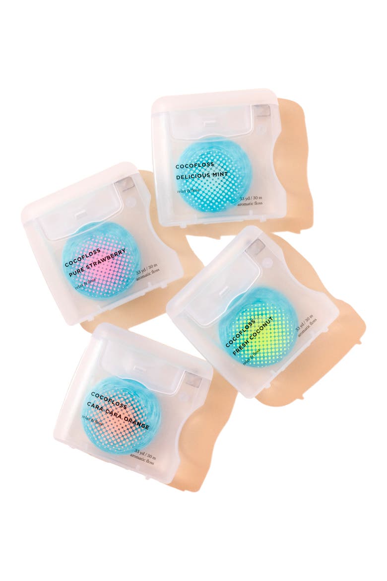Cocofloss 4-Pack Happiness Set, Alternate, color, NO COLOR