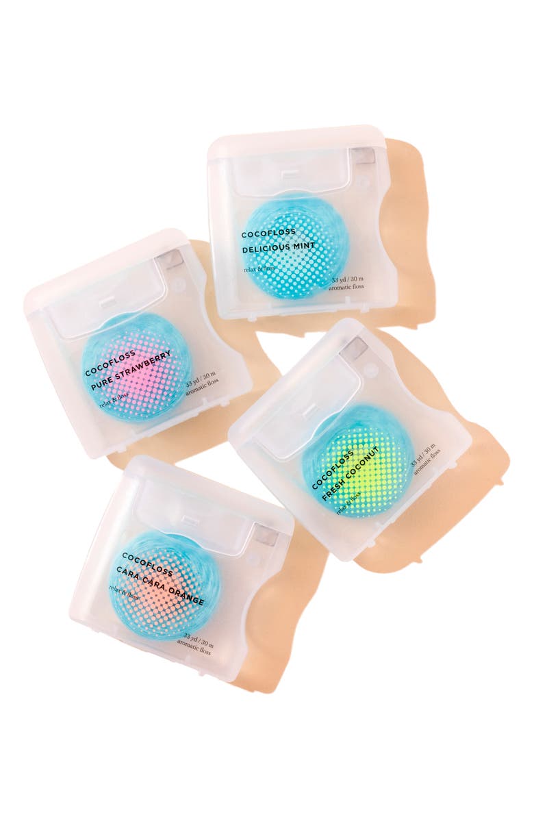 COCOLAB Cocofloss 4-Pack Happiness Set, Alternate, color, 