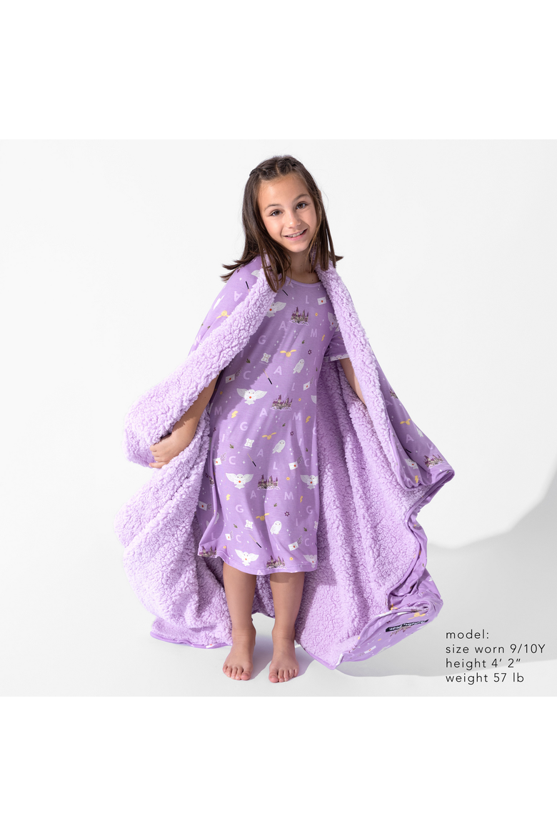 Kids' Hedwig's Magical Mail Short Sleeve Dress, Alternate, color, Hedwig's Magical Mail
