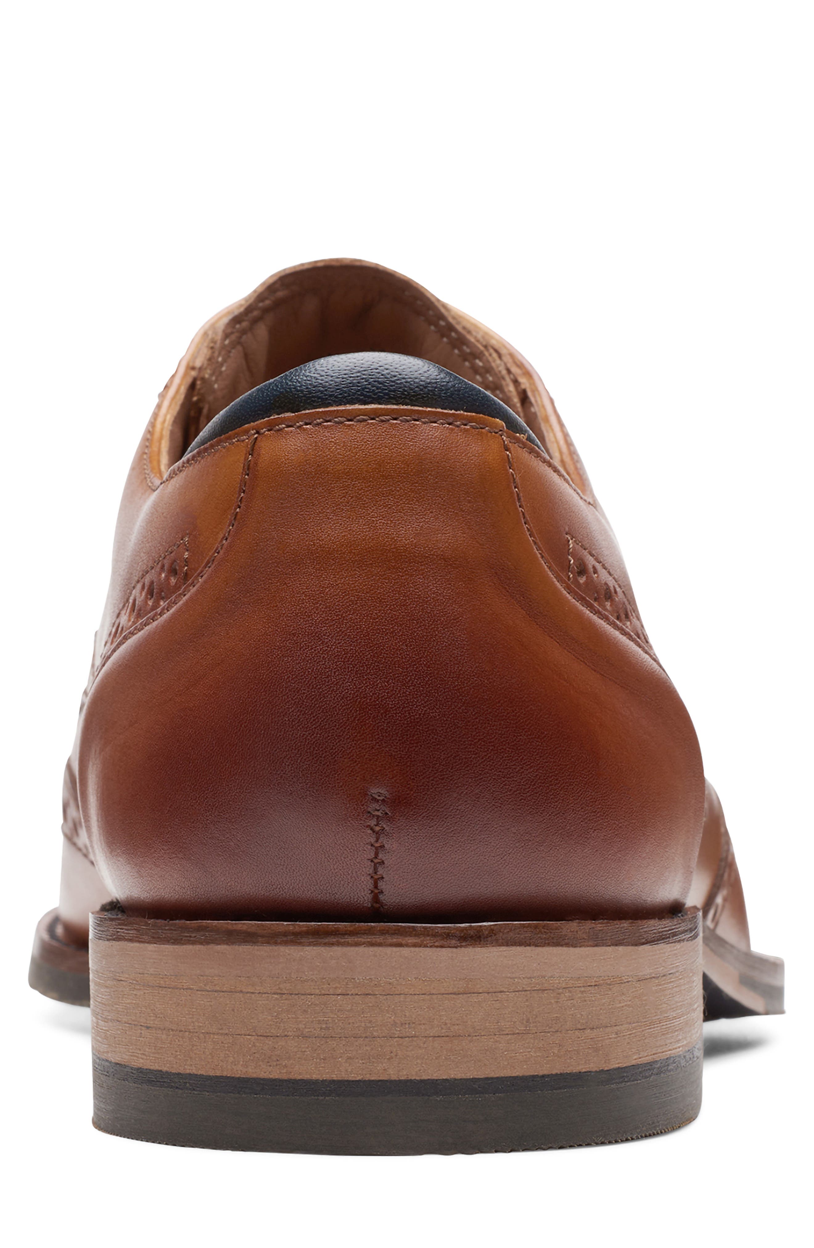 Craft Arlo Limit Leather Wingtip Derby, Alternate, color, TAN LEATHER