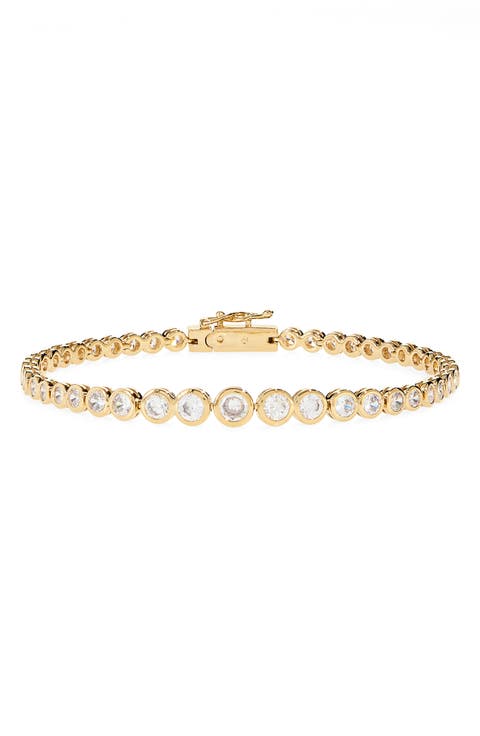 Jordan Round Cubic Zirconia Tennis Bracelet