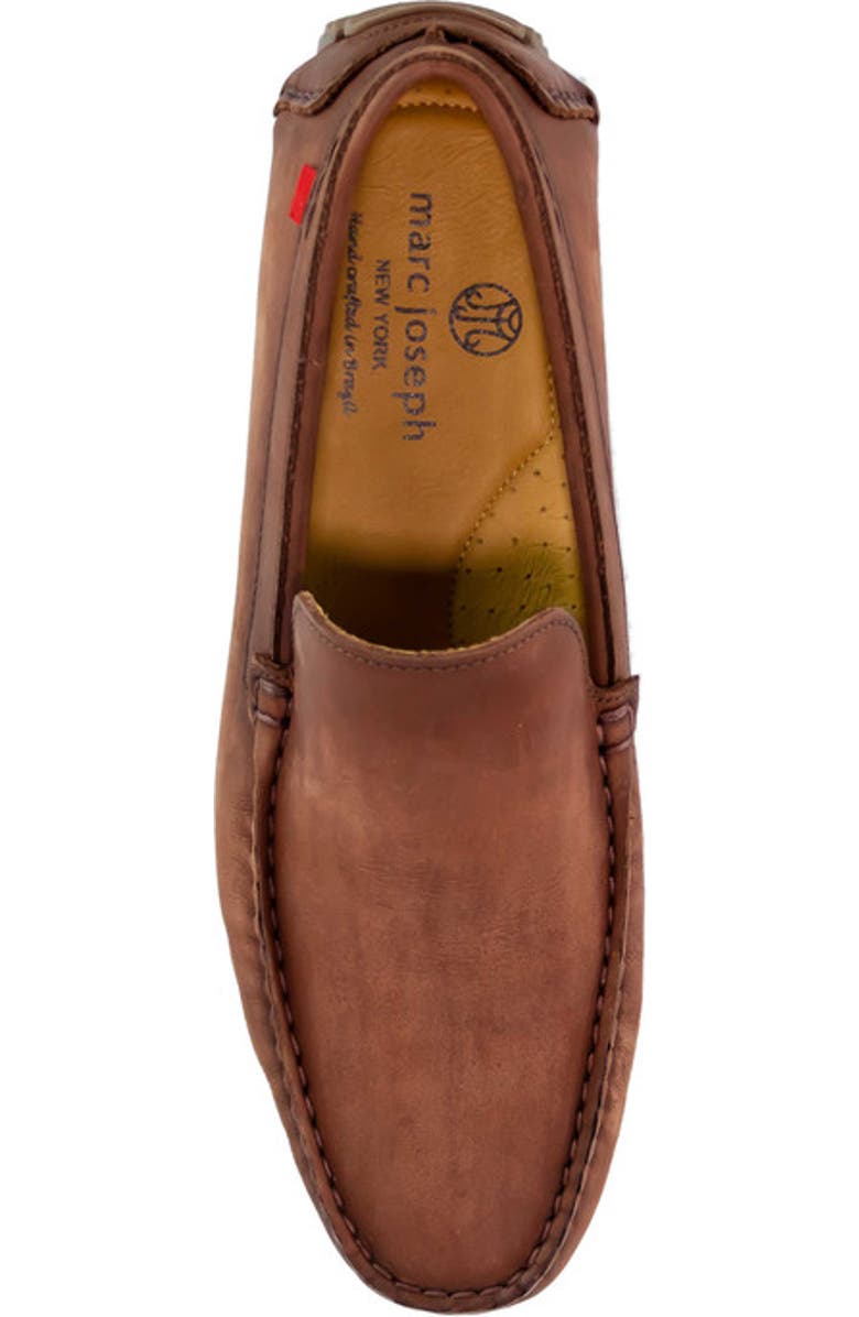Marc Joseph New York Ovington Ct Leather Venetian Driver Loafer, Alternate, color, Cognac Burnished Napa