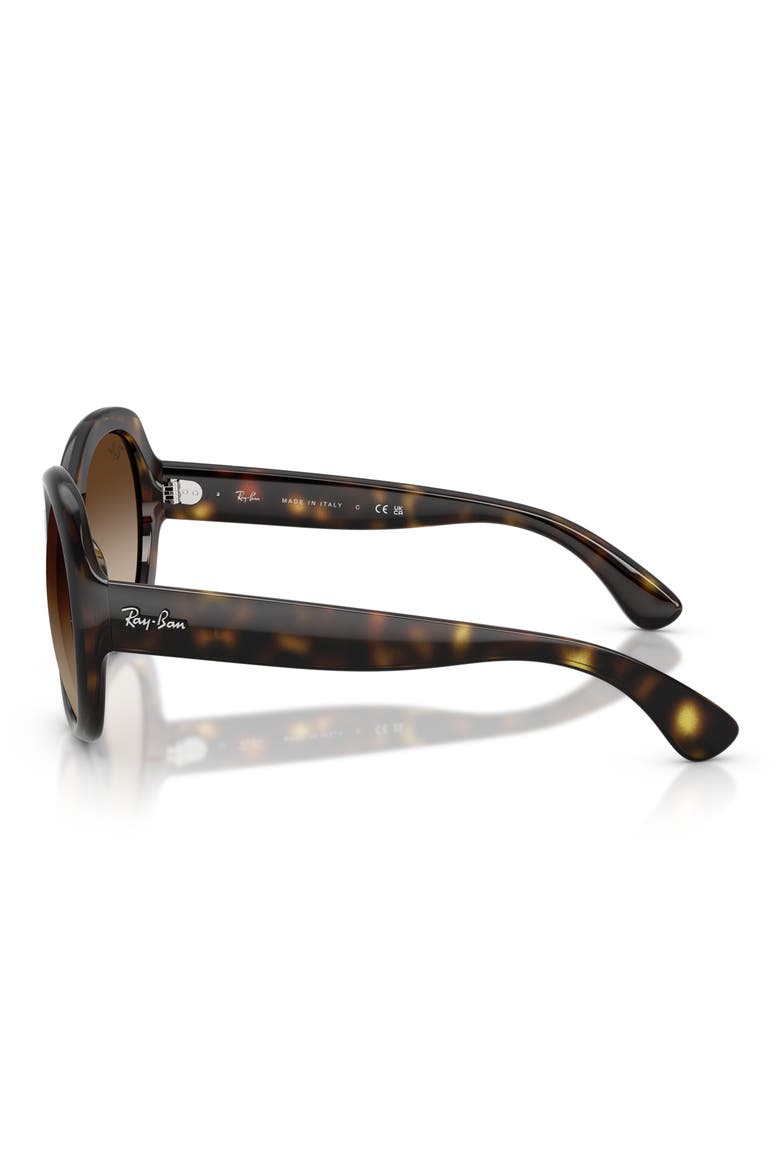 57mm Round Sunglasses, Alternate, color, HAVANA