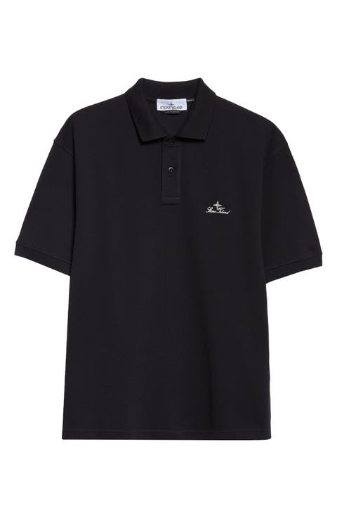 Institutional One Embroidered Cotton Piqué Polo