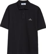 Stone Island Institutional One Embroidered Cotton Piqué Polo