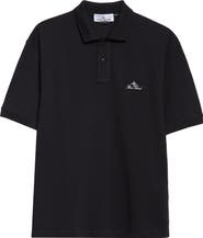 Stone Island Institutional One Embroidered Cotton Piqué Polo