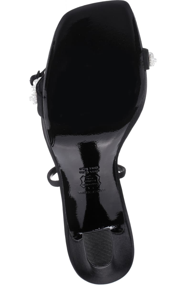 Nina Evette Ankle Strap Platform Sandal, Alternate, color, Black