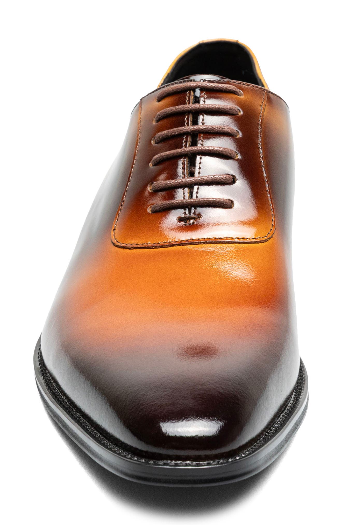 Stacy Adams Shaffer Plain Toe Oxford, Alternate, color, Cognac Multi