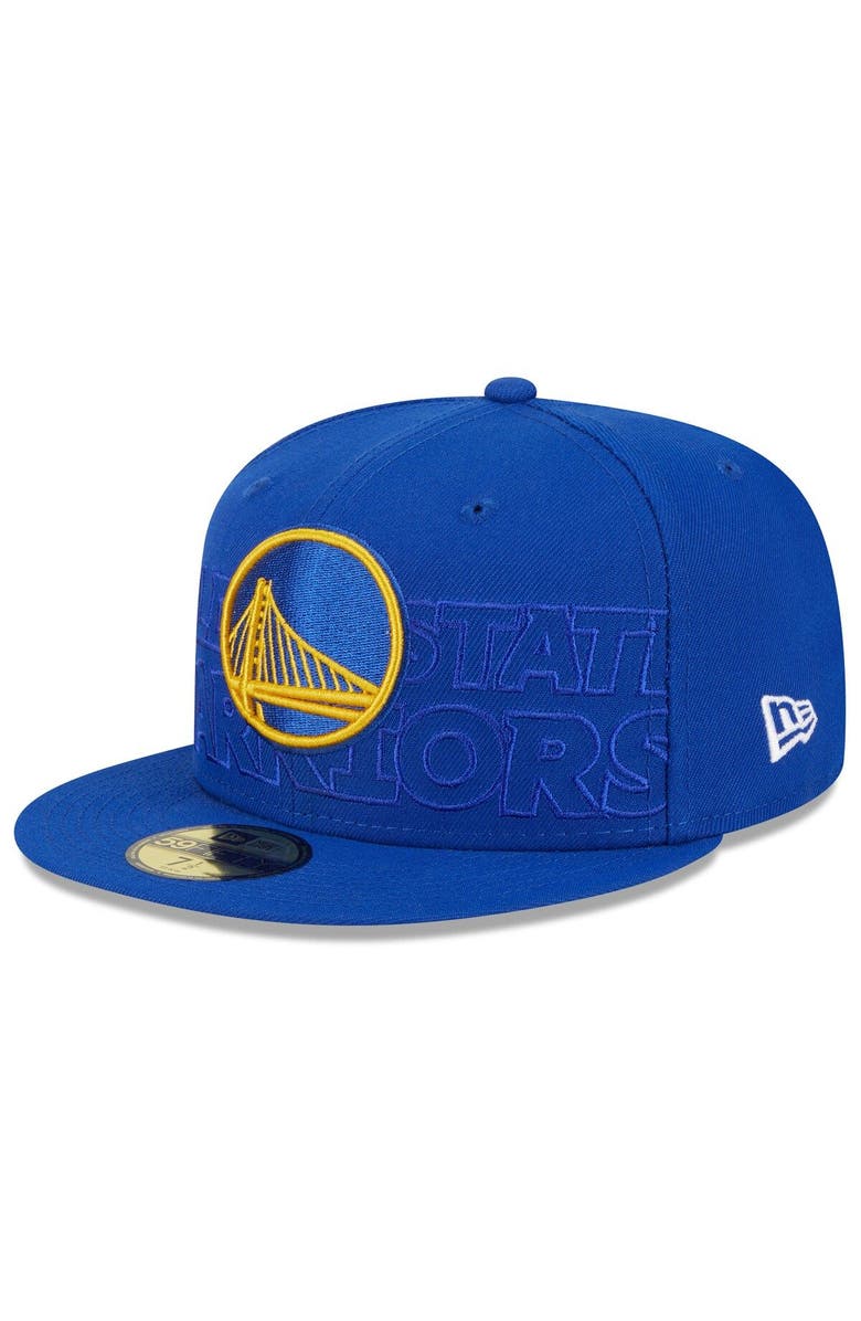 New Era Men's New Era  Royal Golden State Warriors 2023 NBA Draft 59FIFTY Fitted Hat, Main, color, 