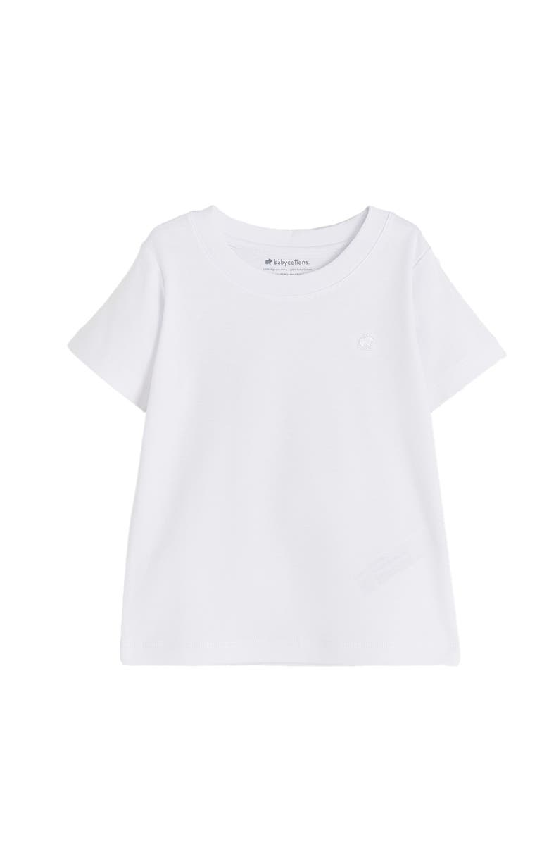Babycottons Pima Colors T-Shirt, Main, color, White