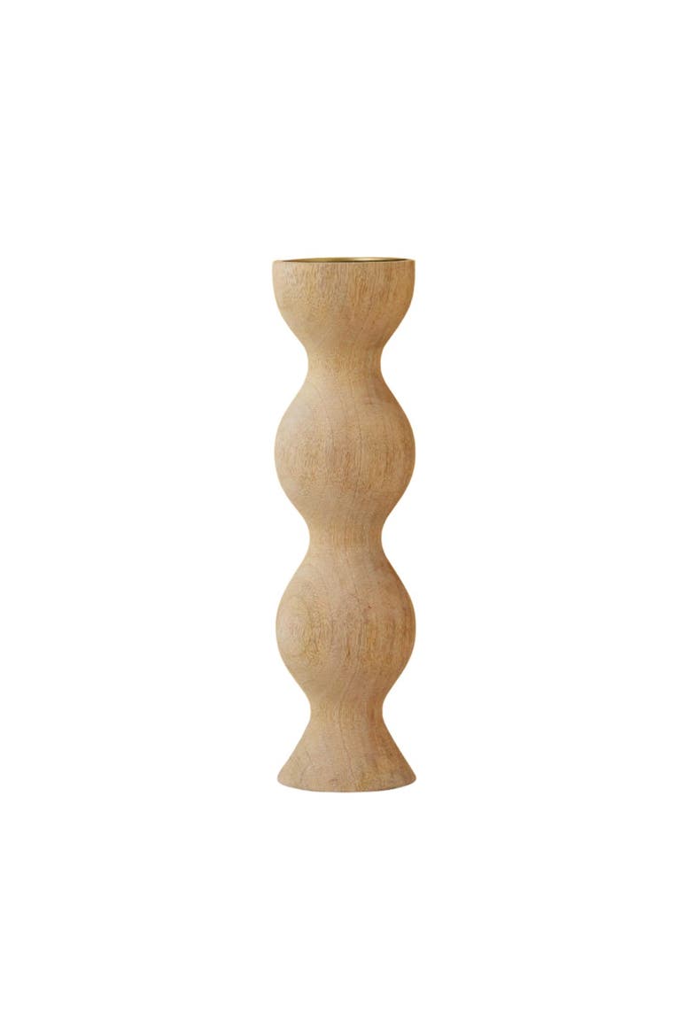 Aurora Pillar Candle Holder, Alternate, color, Natural