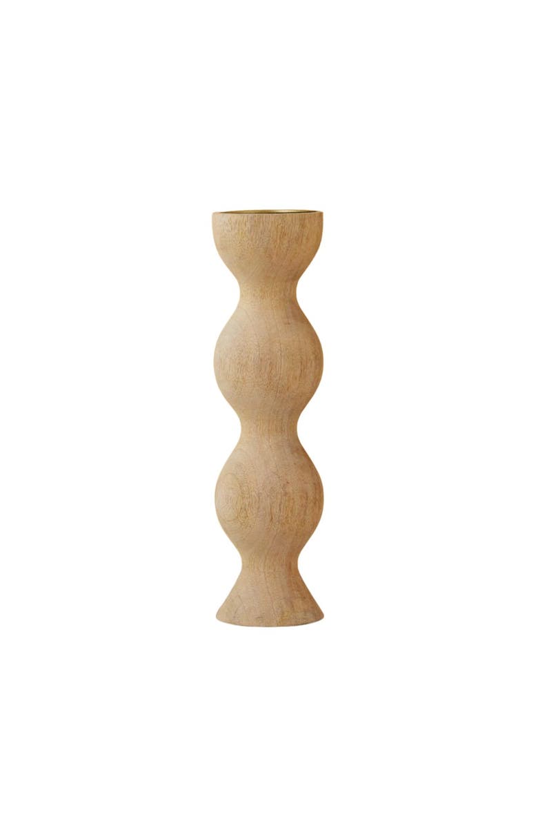 Be Home Aurora Pillar Candle Holder, Alternate, color, Natural