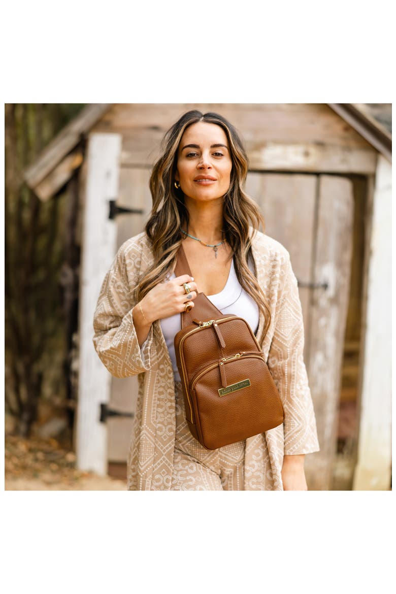 Crisscross Sling Bag, Alternate, color, CEDAR