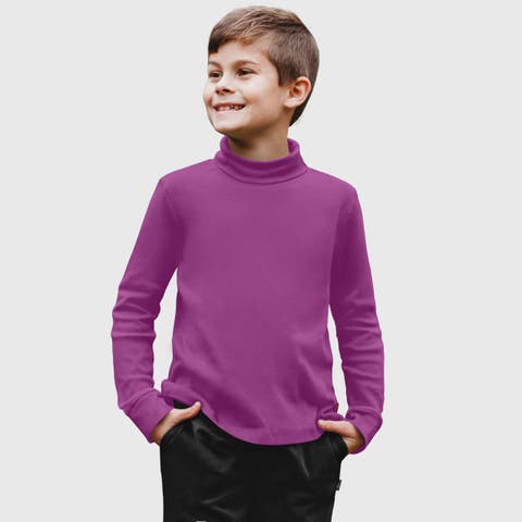 Boys and Girls Soft Cotton Turtleneck (Baby)