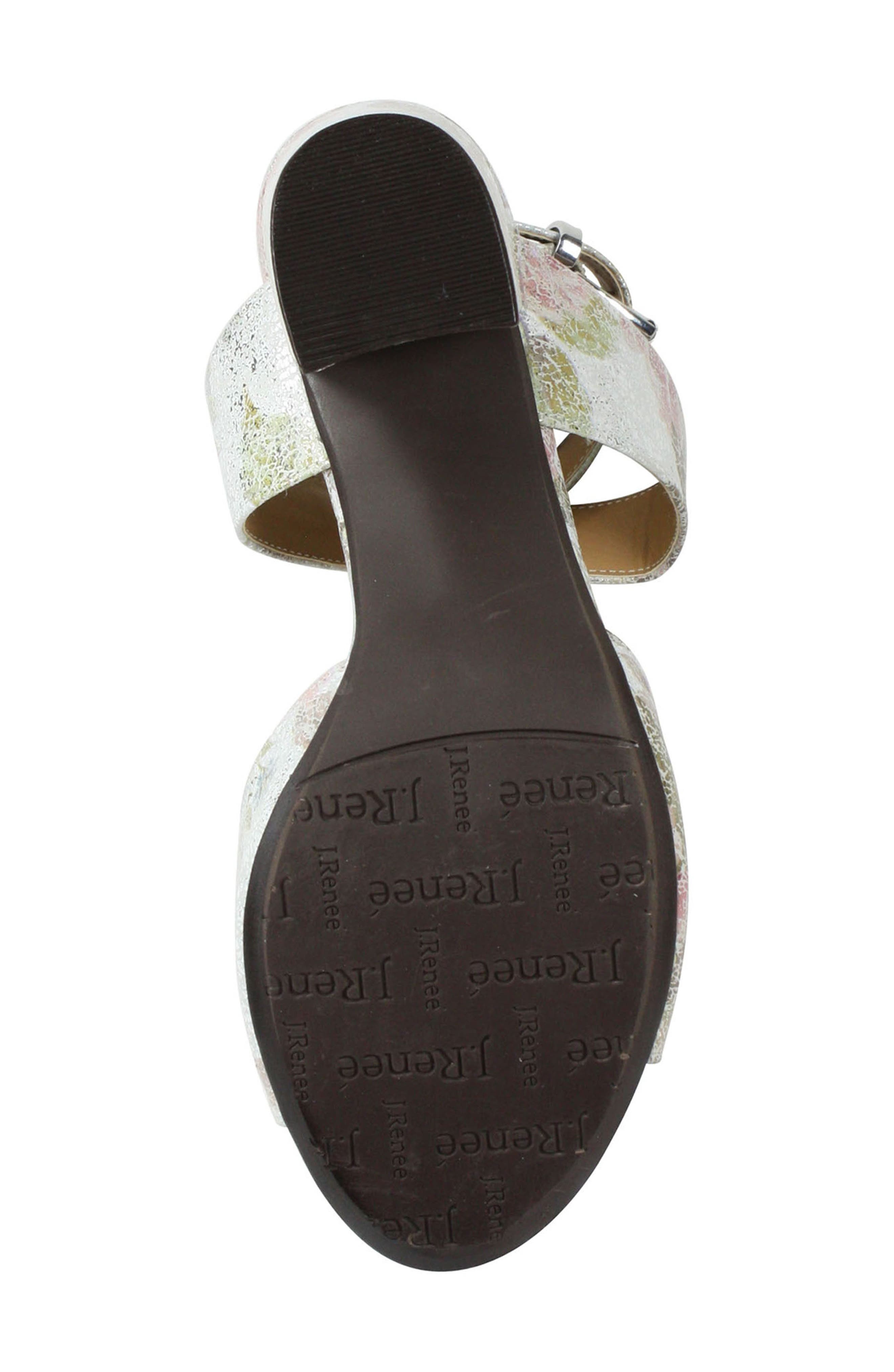 Drizella Ankle Strap Sandal, Alternate, color, PASTEL MULTI LEATHER