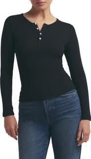 Favorite Daughter The Long Sleeve Rib Henley