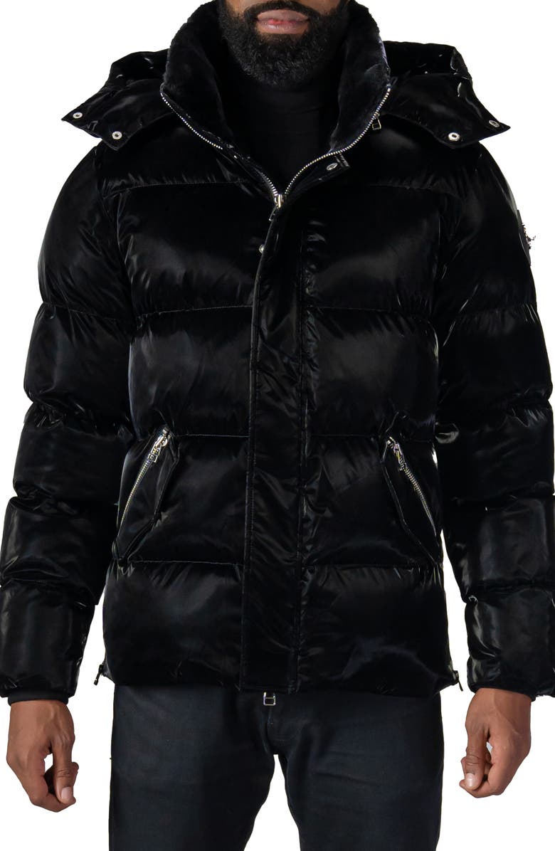 Woodpecker Bumnester Water Resistant Hooded Puffer Jacket, Main, color, 