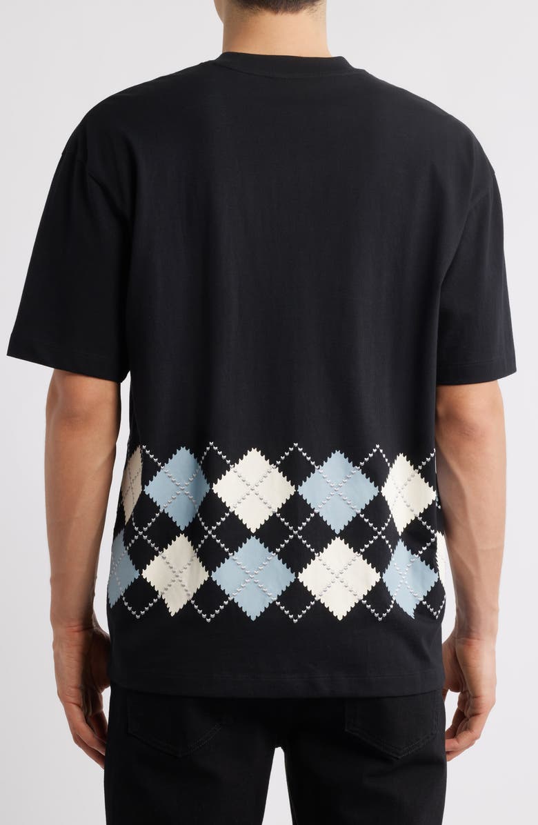 HUGO Dulapo Argile Cotton T-Shirt, Alternate, color, Black