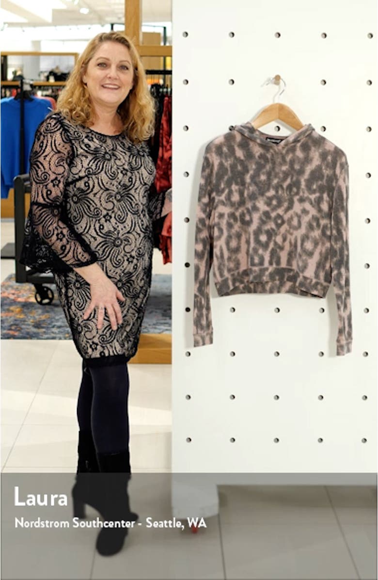 Leopard Hooded Sweatshirt, sales video thumbnail