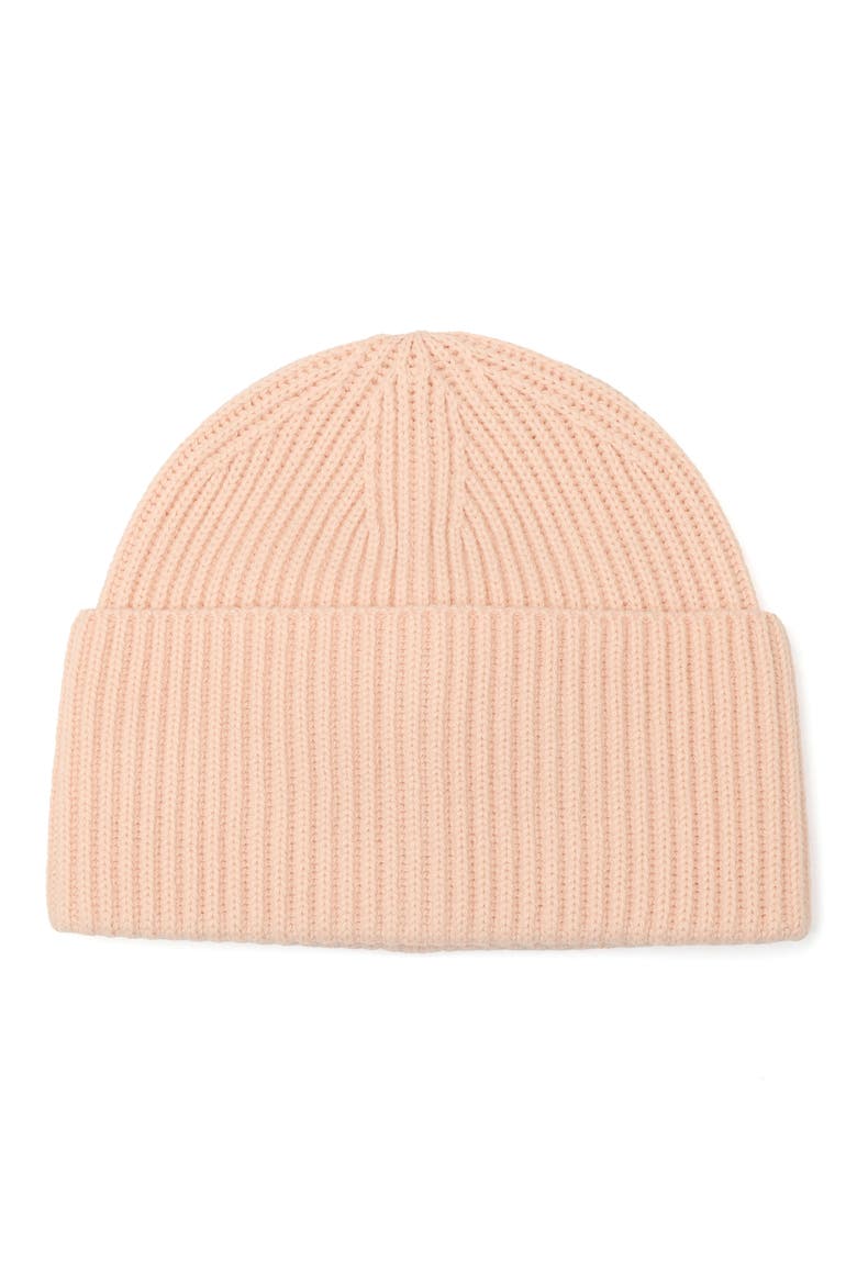 Bow Rib Beanie, Alternate, color, ENGLISH ROSE
